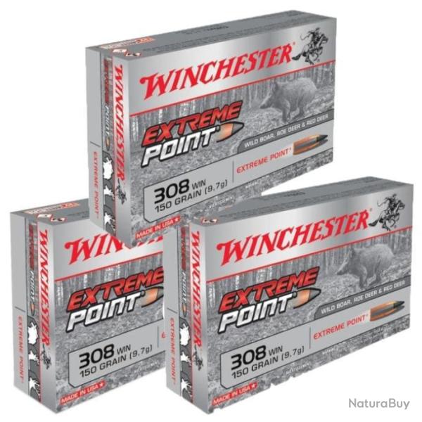 Wahoo BF25 ! Balles Winchester Extreme Point - Cal 308 Win Mag / Par 3