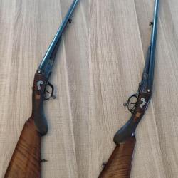 Rare en cat D fusil hammerless calibre 12 Verney Carron Fr&egrave;res num&eacute;ro s&eacute;rie 13 fabrication vers 1890