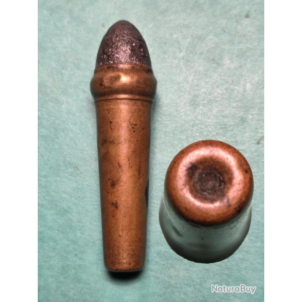 Une rare Burside cal 54 " 13,8 mm x 49  Carbine modele 1865 tuis laiton