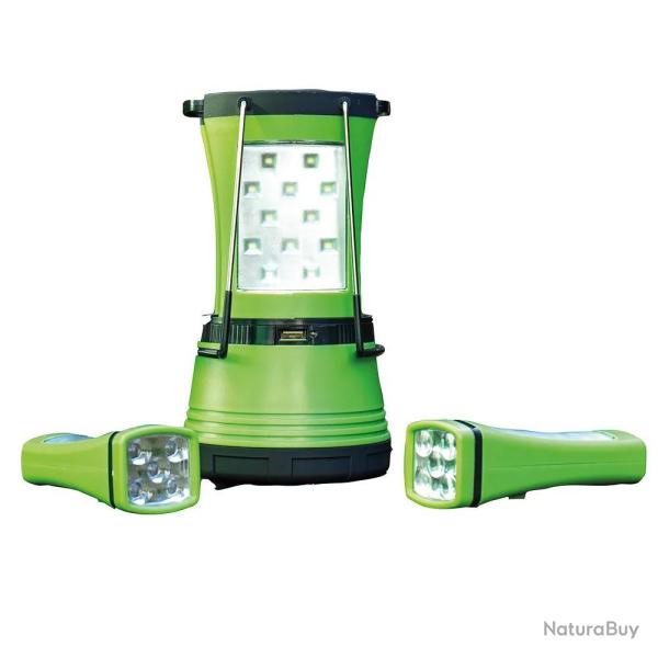 Black Friday ! Lanterne avec double torches amovibles