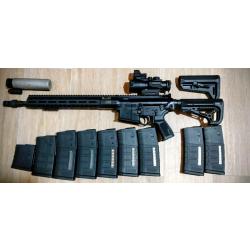 Sig 716 i Tread 16" + 9 chargeurs 7,62x51 308w AR10 + Ase Utra SL7i BL