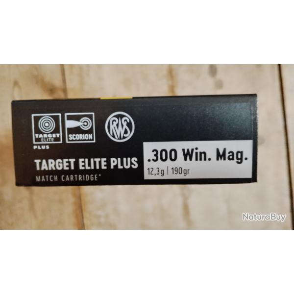 .300 win mag RWS target elite plus 190gr -bte 20