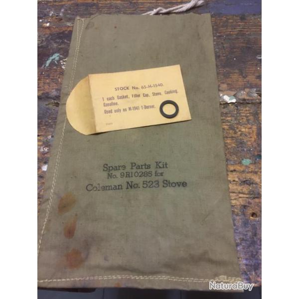 1 JOINT DE R�CHAUD COLEMAN US WW2 EMBALL� D'ORIGINE M-1941 BURNER am�rican