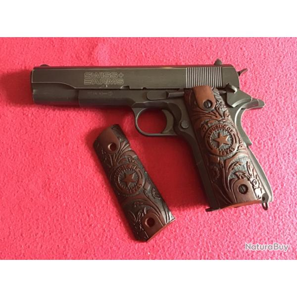 Plaquette colt 1911 co2