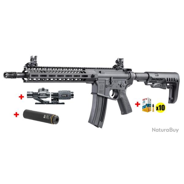Pack H�mmerli TAC R1 calibre 22Lr avec Optique, MDS et Munitions