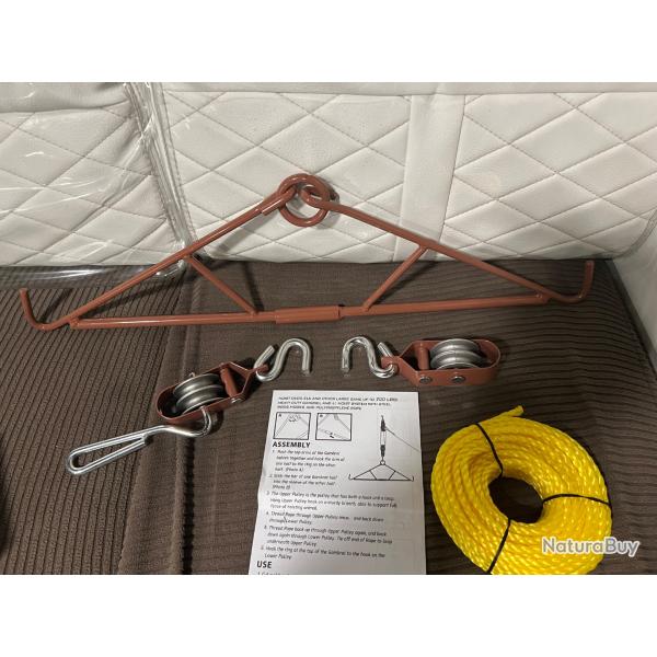 Suspension pour d�pouille gibier