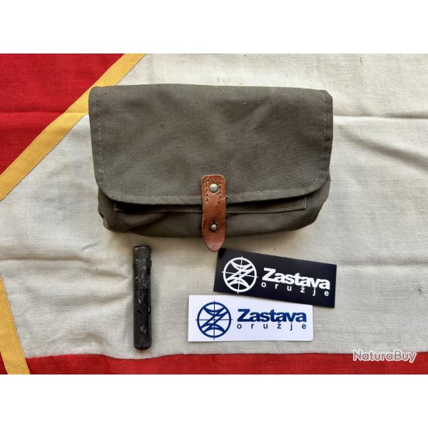 Sacoche porte-chargeurs parachutiste pour fusil ZASTAVA M76 et ses accessoires d'entretien d'origine