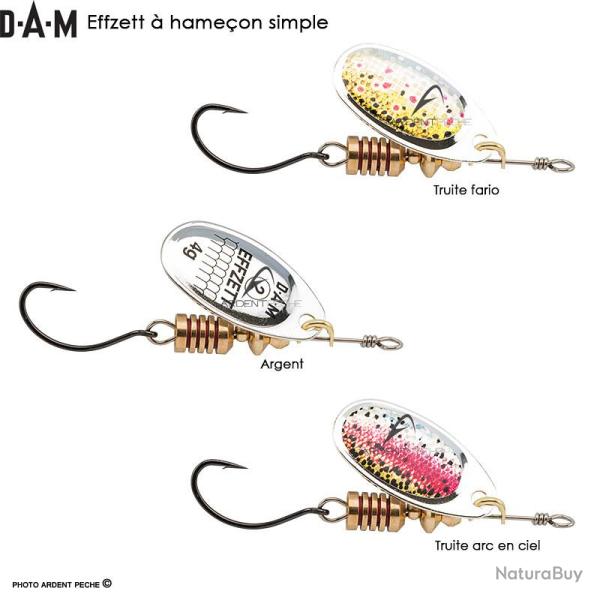 Cuiller DAM Effzett � hame�on simple Truite fario 4gr