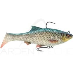 Leurre souple SAVAGE GEAR 3D Roach RTF FS 12cm Green silver