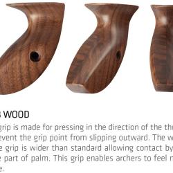 WIAWIS - Grip BOIS GAUCHER (LH) CTK III