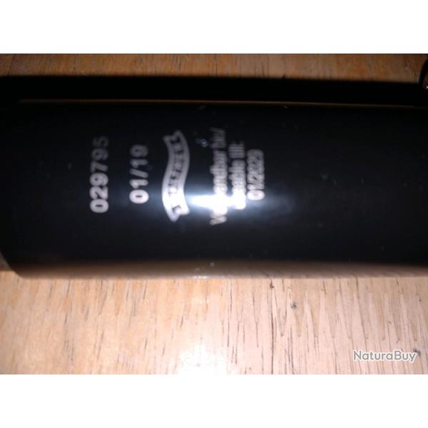 Cartouche d'air Acier pour carabine Walther LG300-LG400-AR20