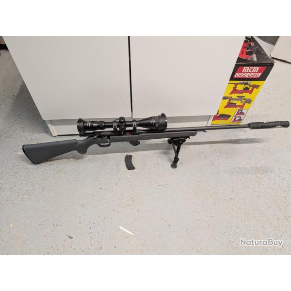 Savage Stevens 300 avec lunette, bipied et silencieu