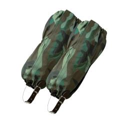 Gu&ecirc;tres doubl&eacute;es imperm&eacute;ables zip et scratch camouflage