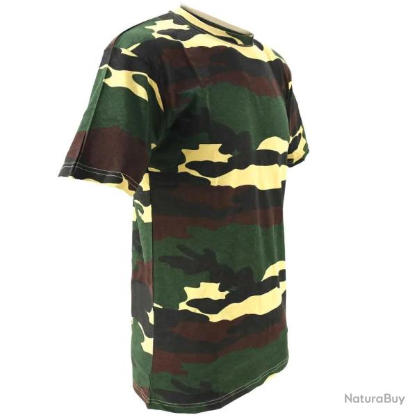 Tee Shirt l�ger respirant camo CE 100 coton � 3XL