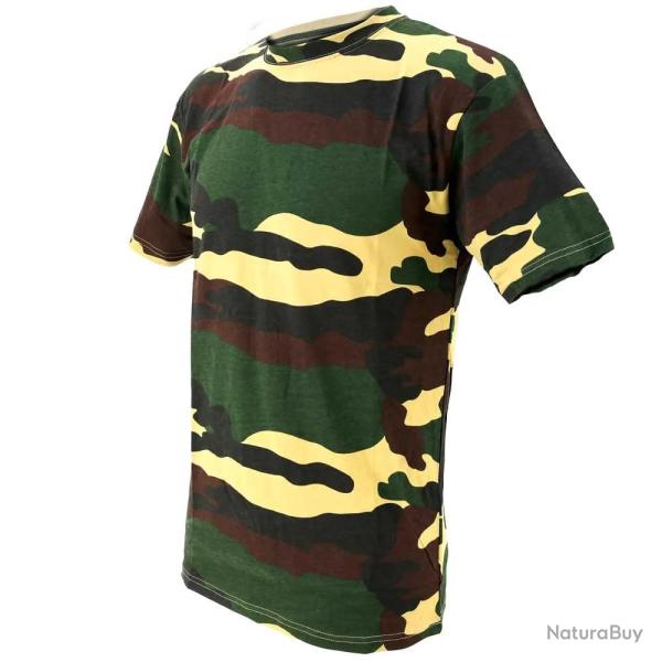 Tee Shirt l�ger respirant camo CE 100 coton M � 3XL