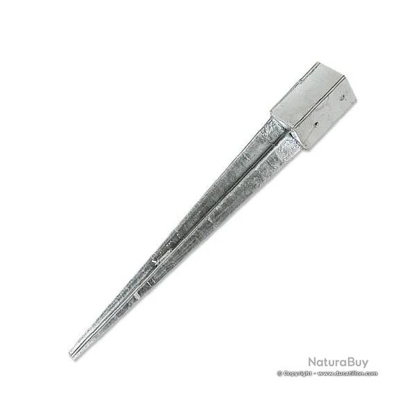 Ancre pour poteau galvanis�e � chaud 7cm x 7cm