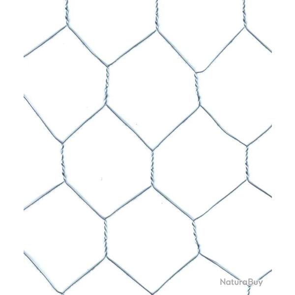Grillage galvanis� maille hexagonale 50 mm H.0,5m 25m