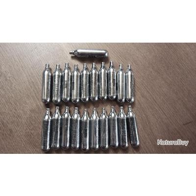 Cartouche CO2 OPTIMIZ 12g Filetée – Vrac – Idéal Pour Gonflage Et Airsoft
