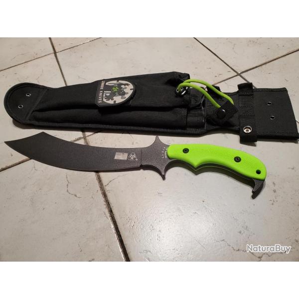 Zombie Killer KA5706 - Ka-Bar Swabbie Cimeterre + Ka-Bar 5705 - Zombie ''Zomstro'' Chopper Machettes