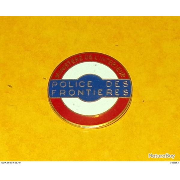 POLICE des Frontires, Ministre de l'Intrieur, rond,40 mm , FABRICANTARTHUS BERTRAND PARIS,HOMO