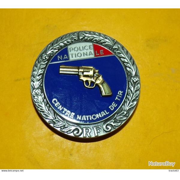 POLICE NATIONALE , CENTRE NATIONAL DE TIR ,REPUBLIQUE FRANCAISE , ECHELON BRONZE�, FABRICANT BOUSSEM