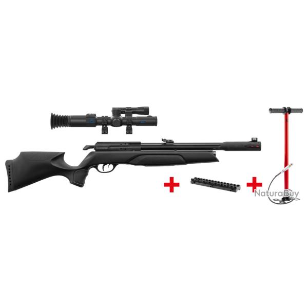 Pack Carabine Arrow 4,5mm 19.9J + Vision Nocturne Pard NS mini 35mm + IR 850nm + Pompe