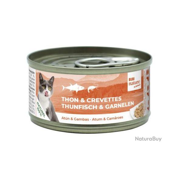 BUBI NATURE THON/CREVETTES 70GR