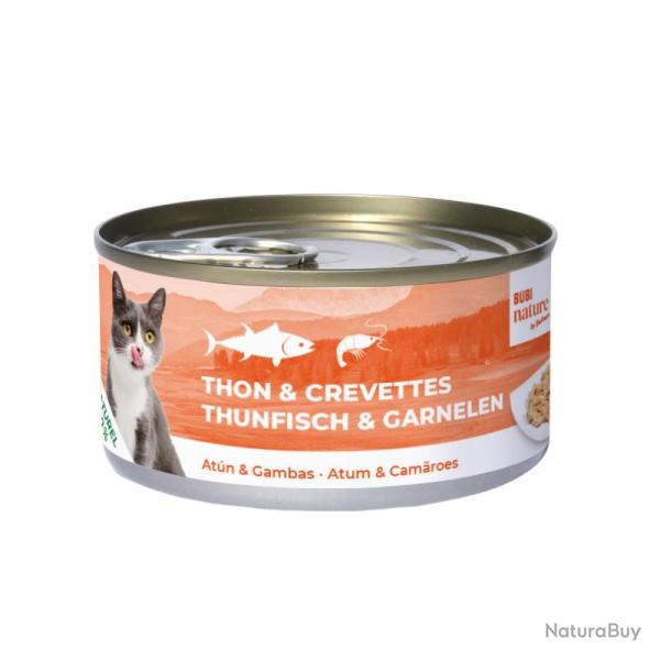 BUBI NATURE THON/CREVETTES 140GR