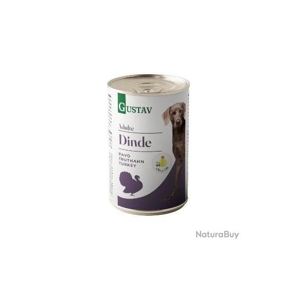 GUSTAV PATEE CHIEN ADULTE DINDE 400GR