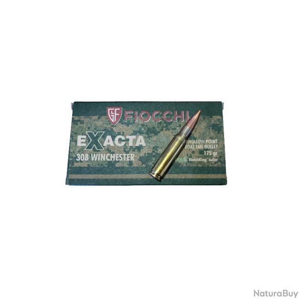 FIOCCHI 308WIN EXACTA M.KING HPBT 175GR X20