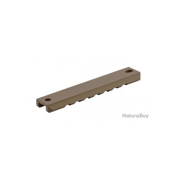 KIT DE 2 RAILS PICATINNY 7 SLOTS TAN G608 - SLV36C