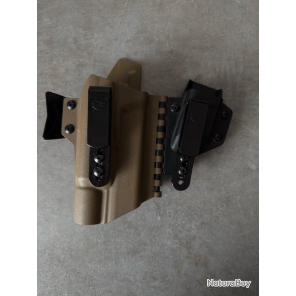Holster SIDECAR T REX ARMS Glock 17 avec lampe X300
