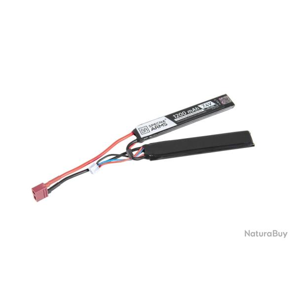 LiPo 7,4V 1200mAh 15/30C Battery - Butterfly Configuration