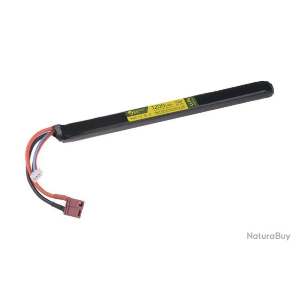 LiPo 7.4 V 1200mAh 20/40C Batterie - Under AK Dust Cover - T-Connect (Deans)