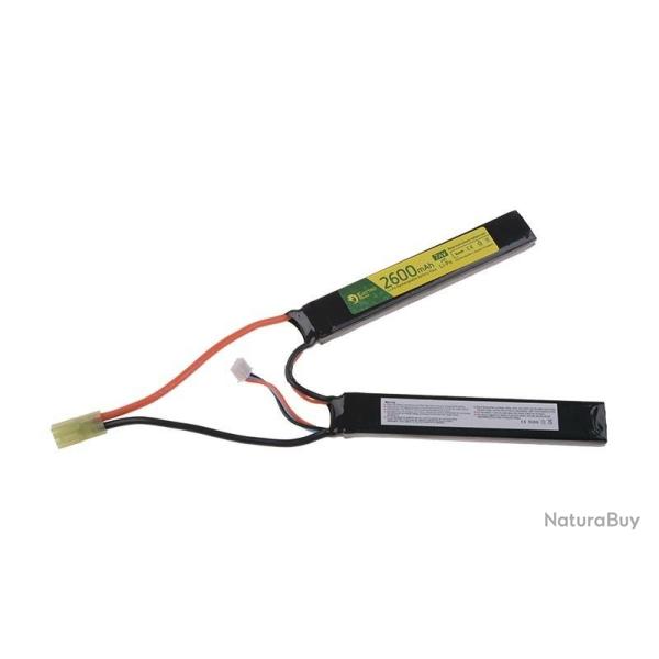 LiPo 7.4V 2600mAh 20C Battery - Butterfly