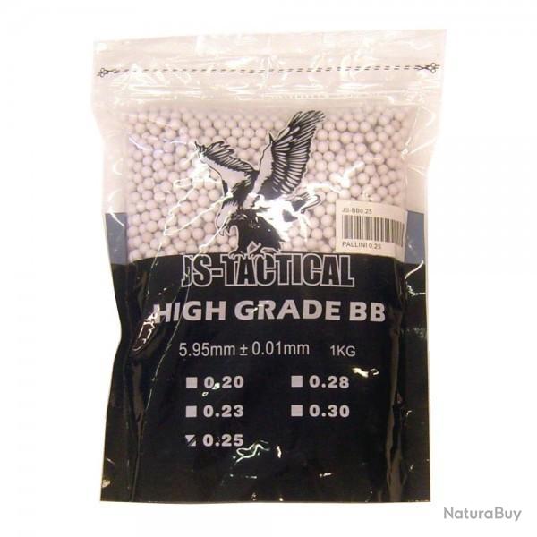 AIRSOFT 6mm BB PELLETS WHITE 0.25g - 1Kg B