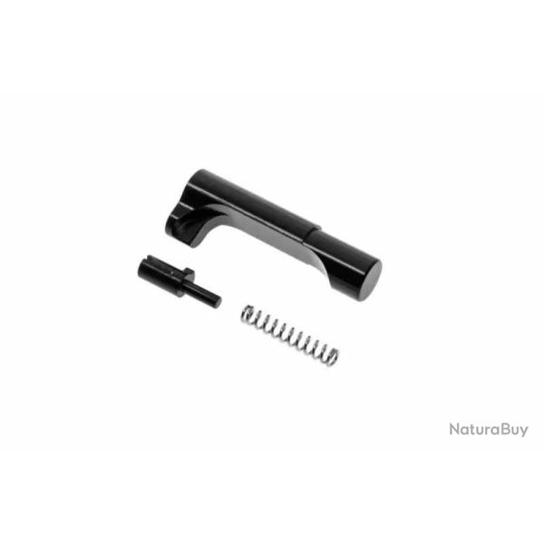 Match Grade Stainless Steel Mag Release - BLK