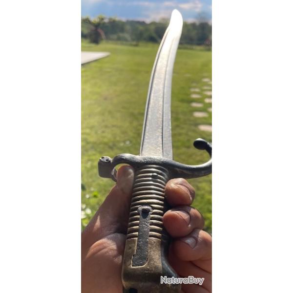SABRE BA�ONETTE CHASSEPOT 1866 NAPOLEON III
