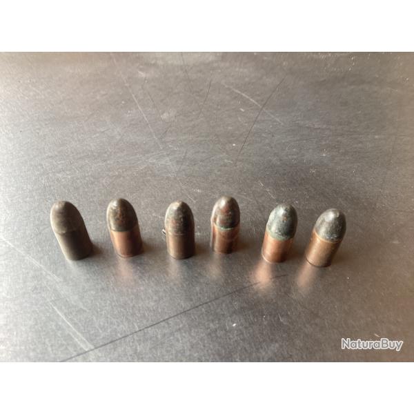 Balle pour revolver � broche.