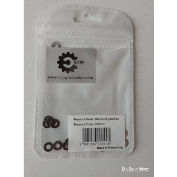 Kit rondelles de calage CNC Production