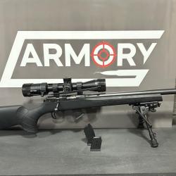 Pack CZ 457 Varmint Cal-22lr + 3 chargeurs, Lunette, Bipied, Housse/Bretelle, Kit de nettoyage