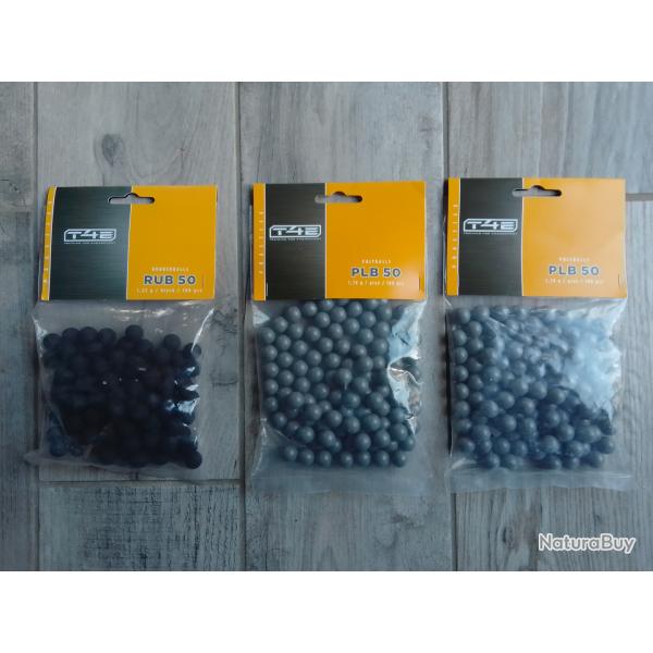 Billes PLB et RUB .50