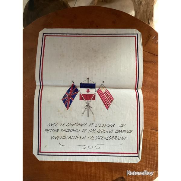 Document Patriotique enti�rement fait main
