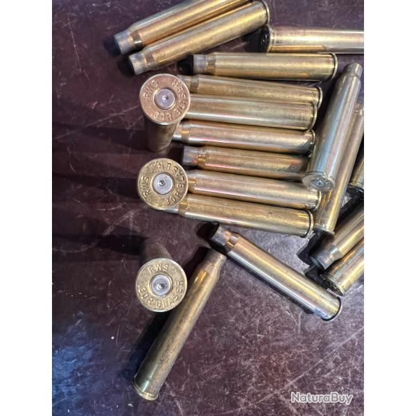 LOT DE 20 ETUIS /DOUILLES CALIBRE 30 R BLASER TIRE UNE SEUL FOIS TOUTE MARQUE MIS A PRIX A 1.00