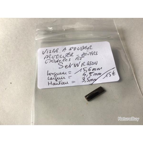 VENDU PAR LE-CUIRASSIER MENTONNET VISEE A SOUDER DE REVOLVERS TYPE SMITH ET WESSON