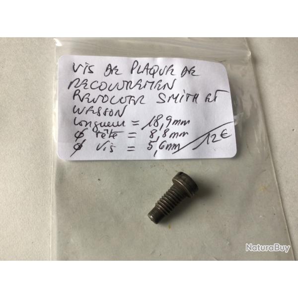 VENDU PAR LE-CUIRASSIER VIS DE PLAQUE DE RECOUVREMENT REVOLVER SMITH ET WESSON