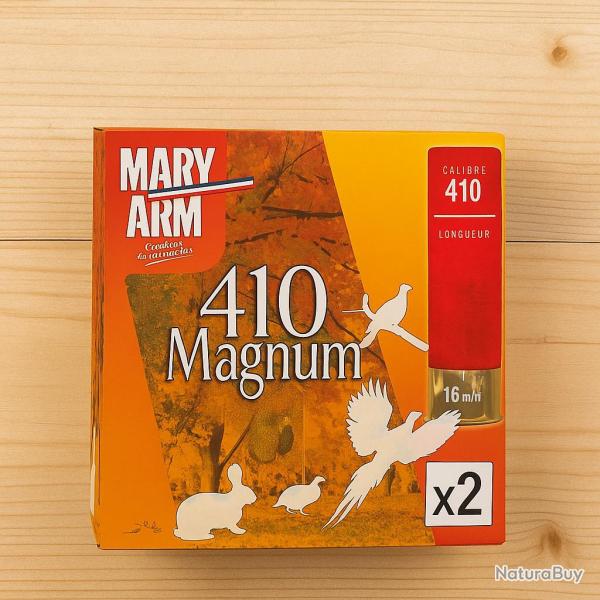 Wahoo lisse ! - Cartouches Cal.410 Mary arm 4.9g - Balle Gualandi - 50 cartouches