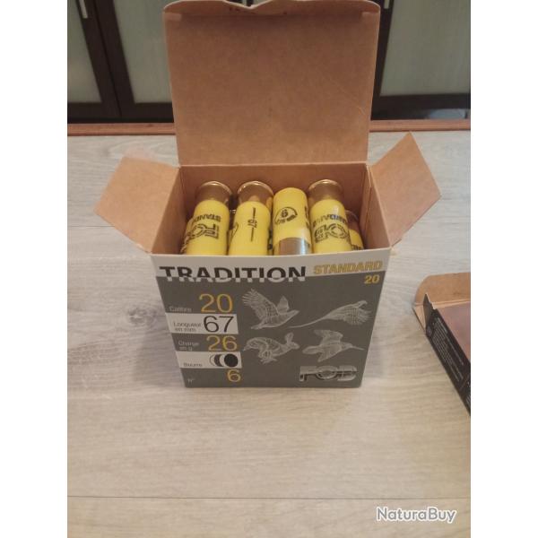 Cartouche calibre 20