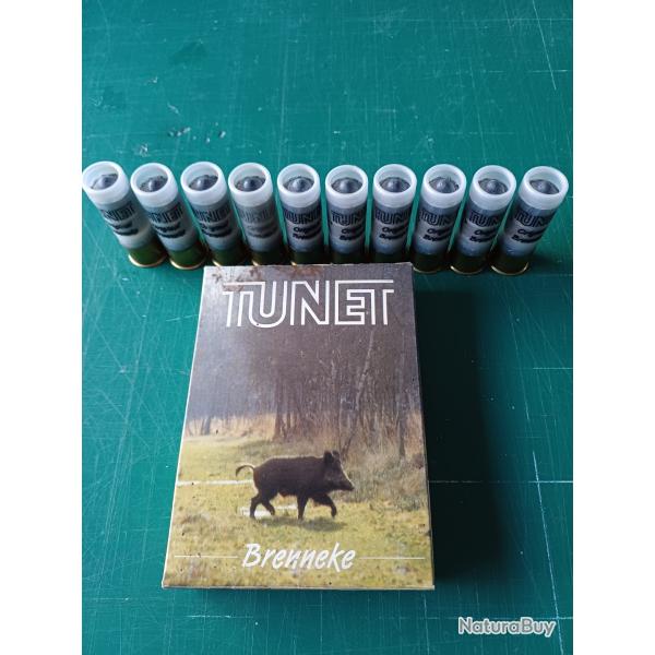 Lot de 15 cartouches TUNET Brenneke