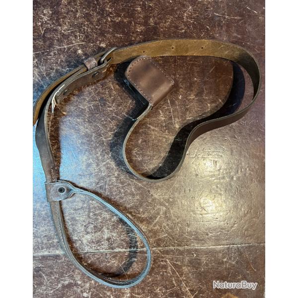 SPORFABRIC BRETELLE LASSO POUR FUSIL SUPERPOSER CALIBRE 20 CUIR MODEL / 026C20